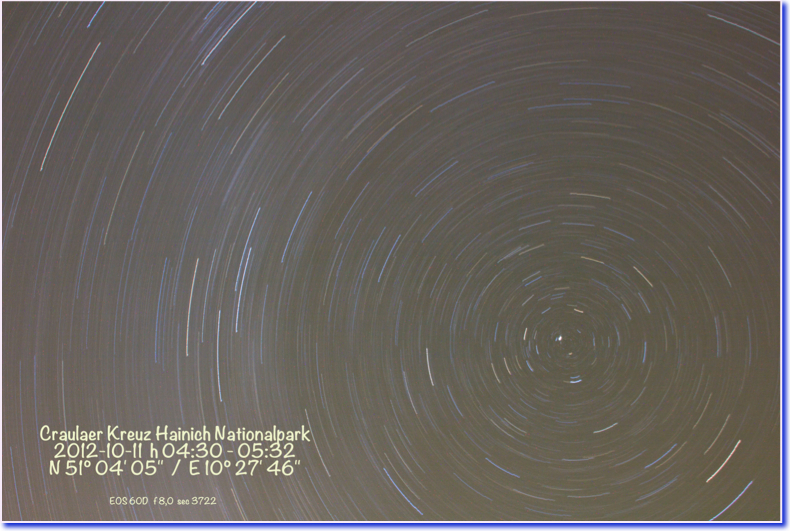 2012-10-18 Sternenhimmel Crauler Kreuz Hainig-Thùˆringen